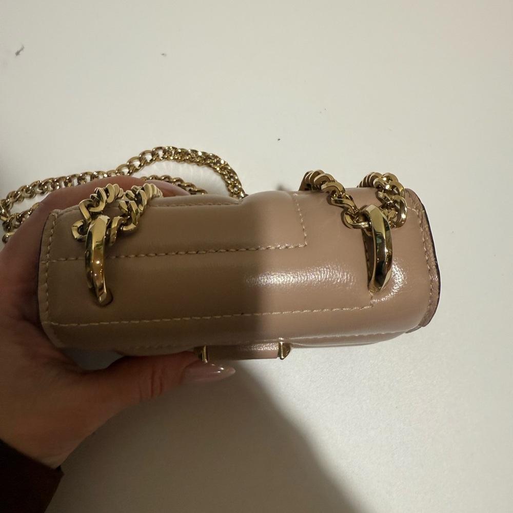JIMMY CHOO
Micro Avenue Quad Gold Chain
Shoulder Bag, New, Beige - Picture 3 of 8